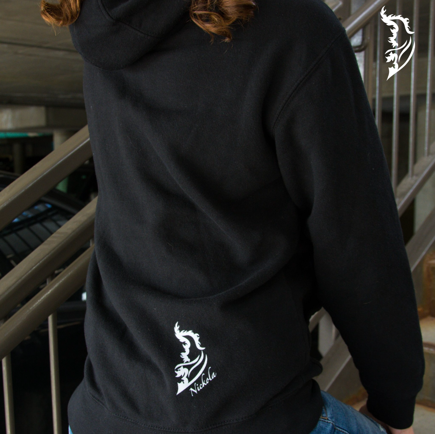 Yin & Yang | Tree of Life Hand-drawn Fleece-Lined Hoodie