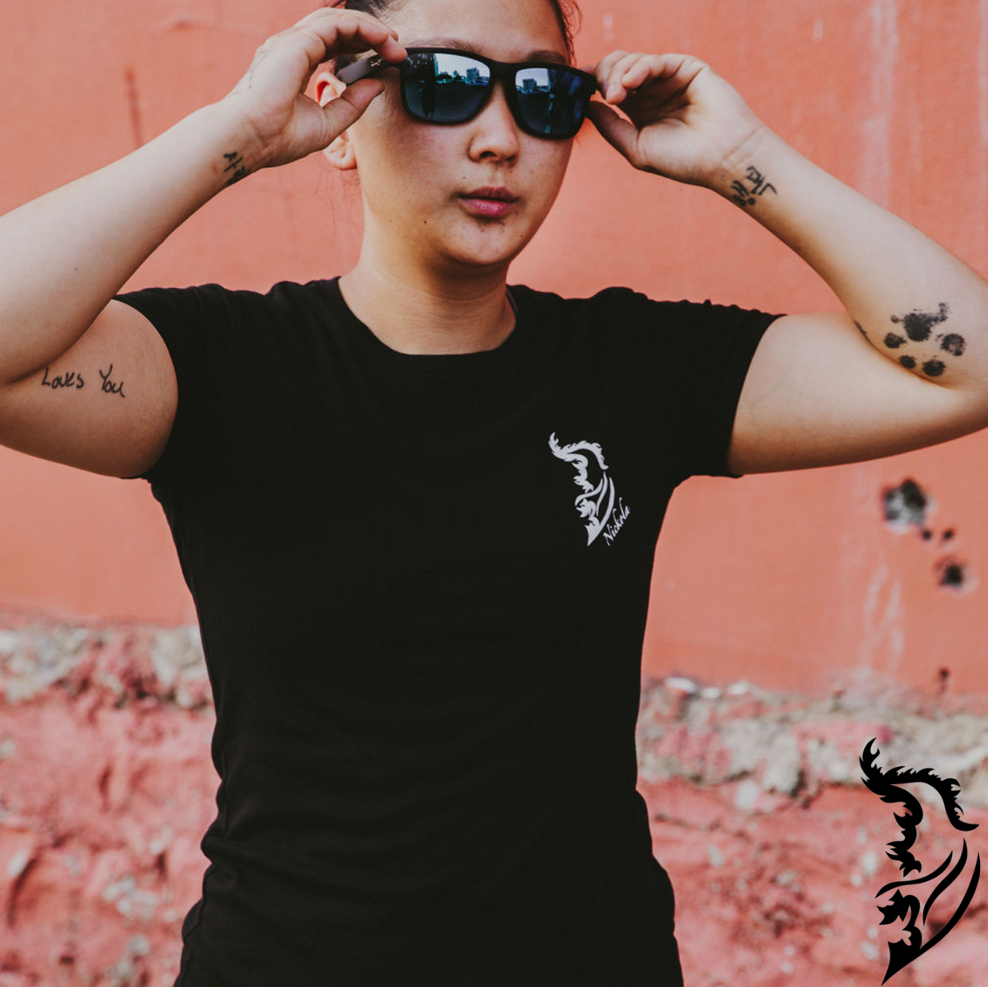 Warrior Hand-drawn T-Shirt | Ladies