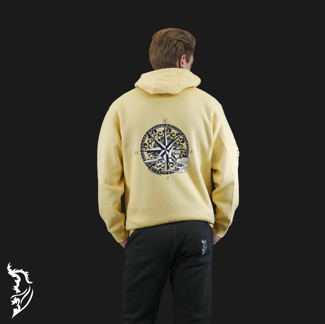 Wander Far Hand-drawn Hoodie