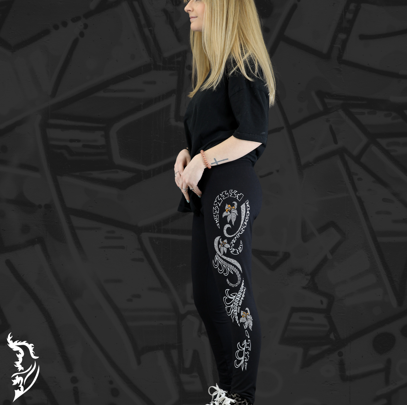 Lily Hand-drawn Leggings