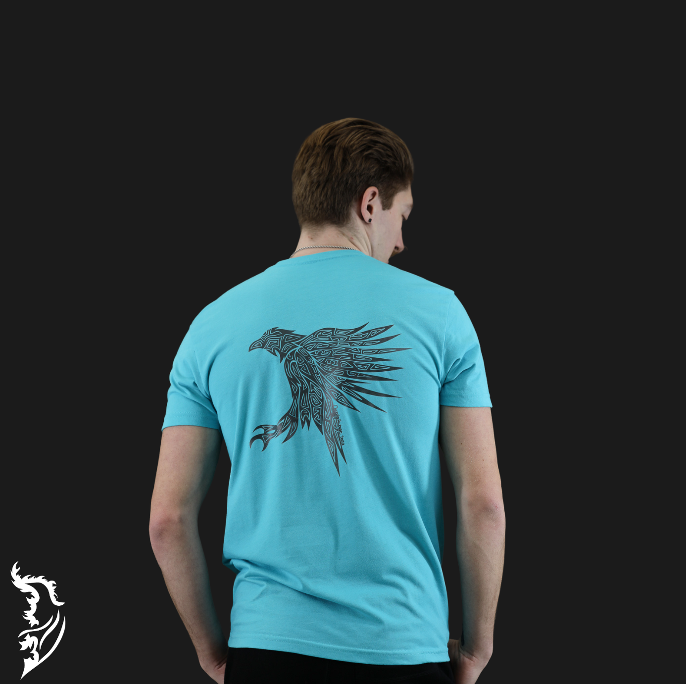 Raven Hand-drawn Men's T-Shirt