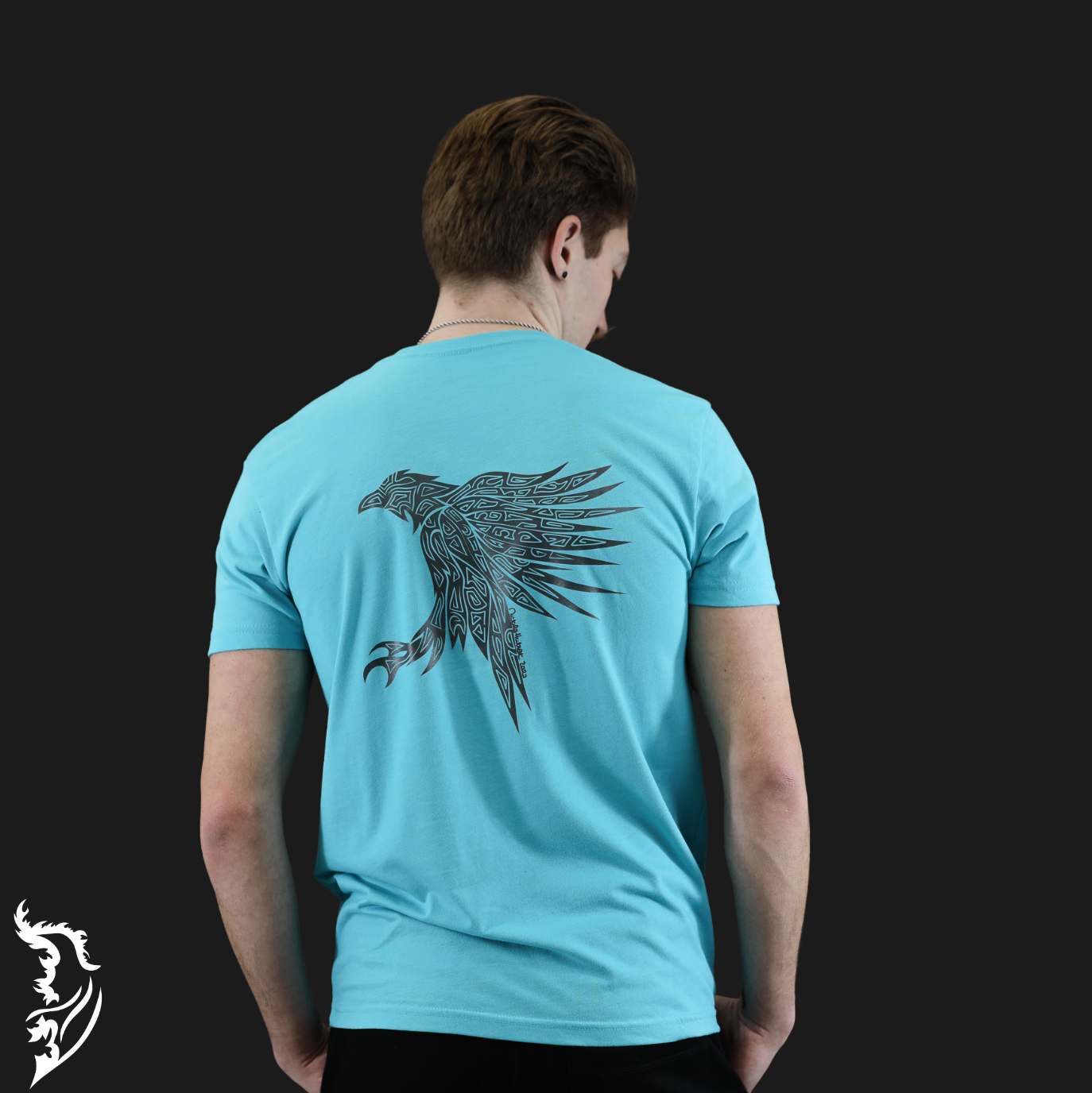 Raven Hand-drawn Men's T-Shirt