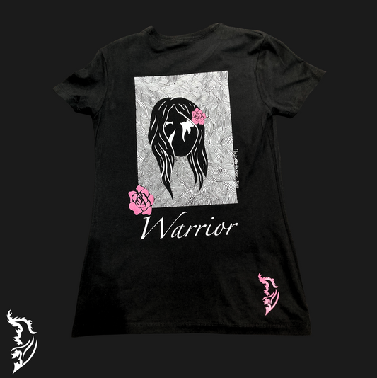 Warriors Pink - Limited Edition Hand-drawn Ladies T-Shirt