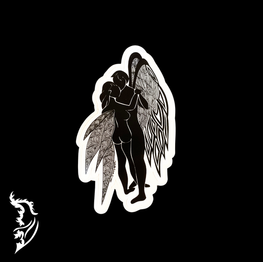 Remember to Dance Hand-drawn Vinyl Sticker | Angel Series