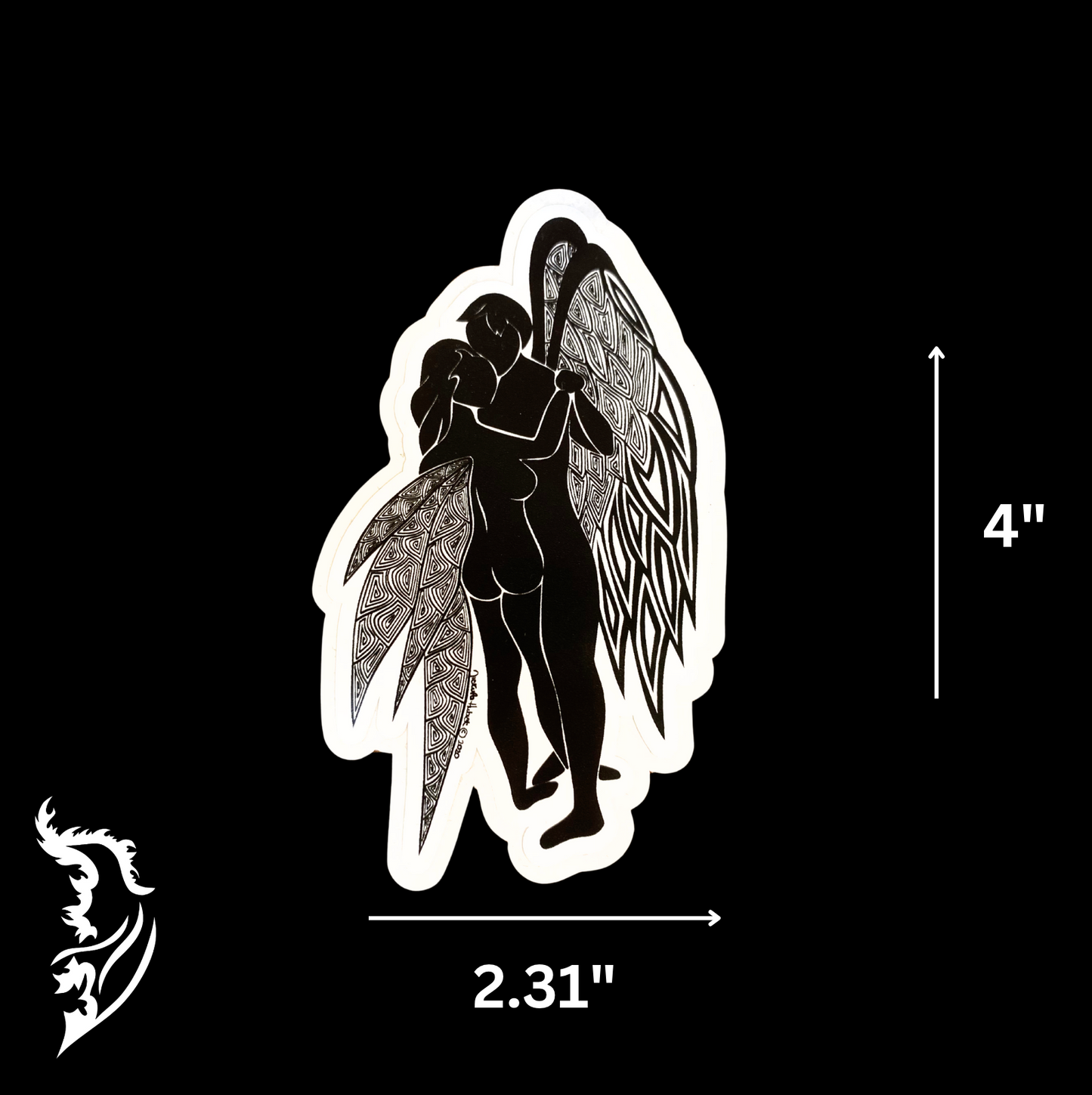 Remember to Dance Hand-drawn Vinyl Sticker | Angel Series