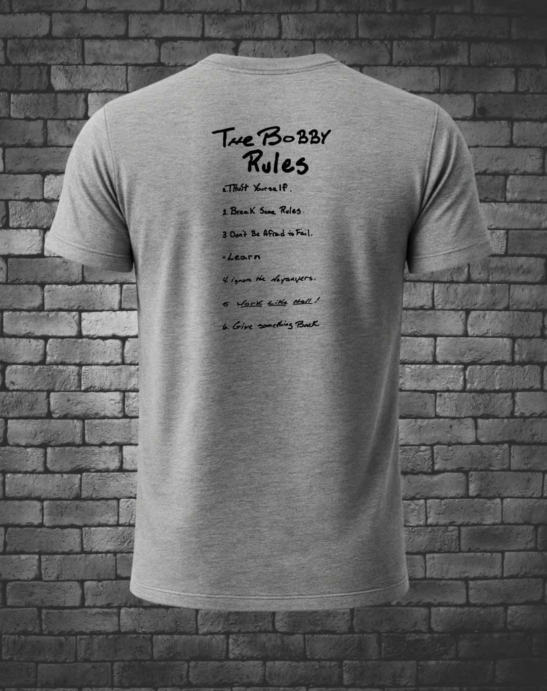 The Bobby Rules Men's T-Shirt | Wholesale - Street Style By Nickola