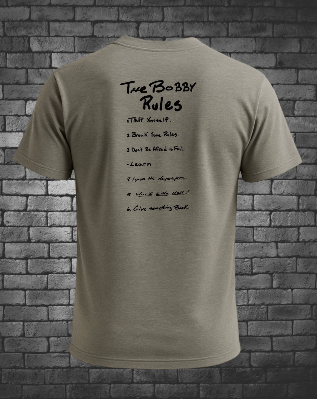 The Bobby Rules Men's T-Shirt | Wholesale - Street Style By Nickola