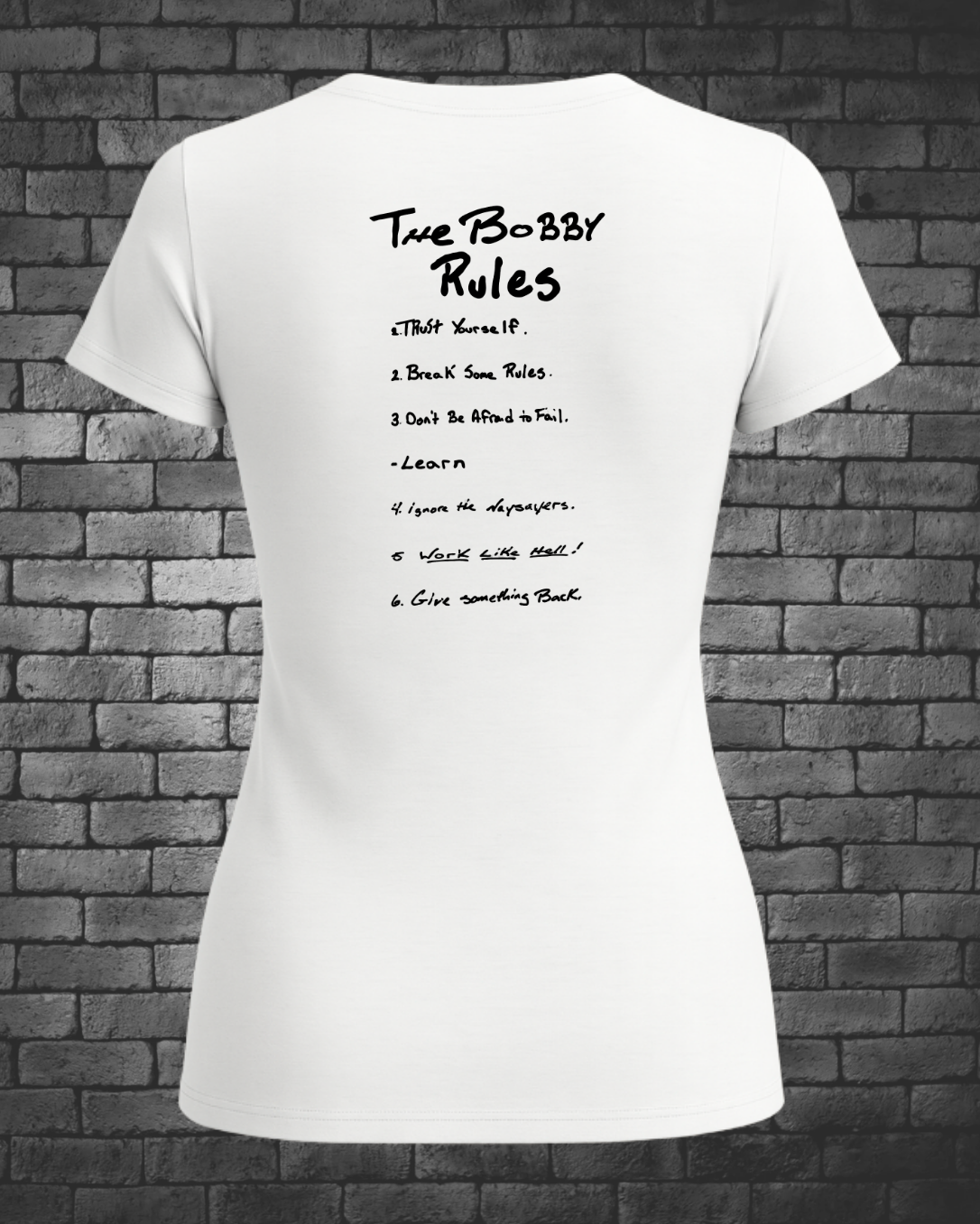 The Bobby Rules Ladies T-Shirt | Wholesale - Street Style By Nickola