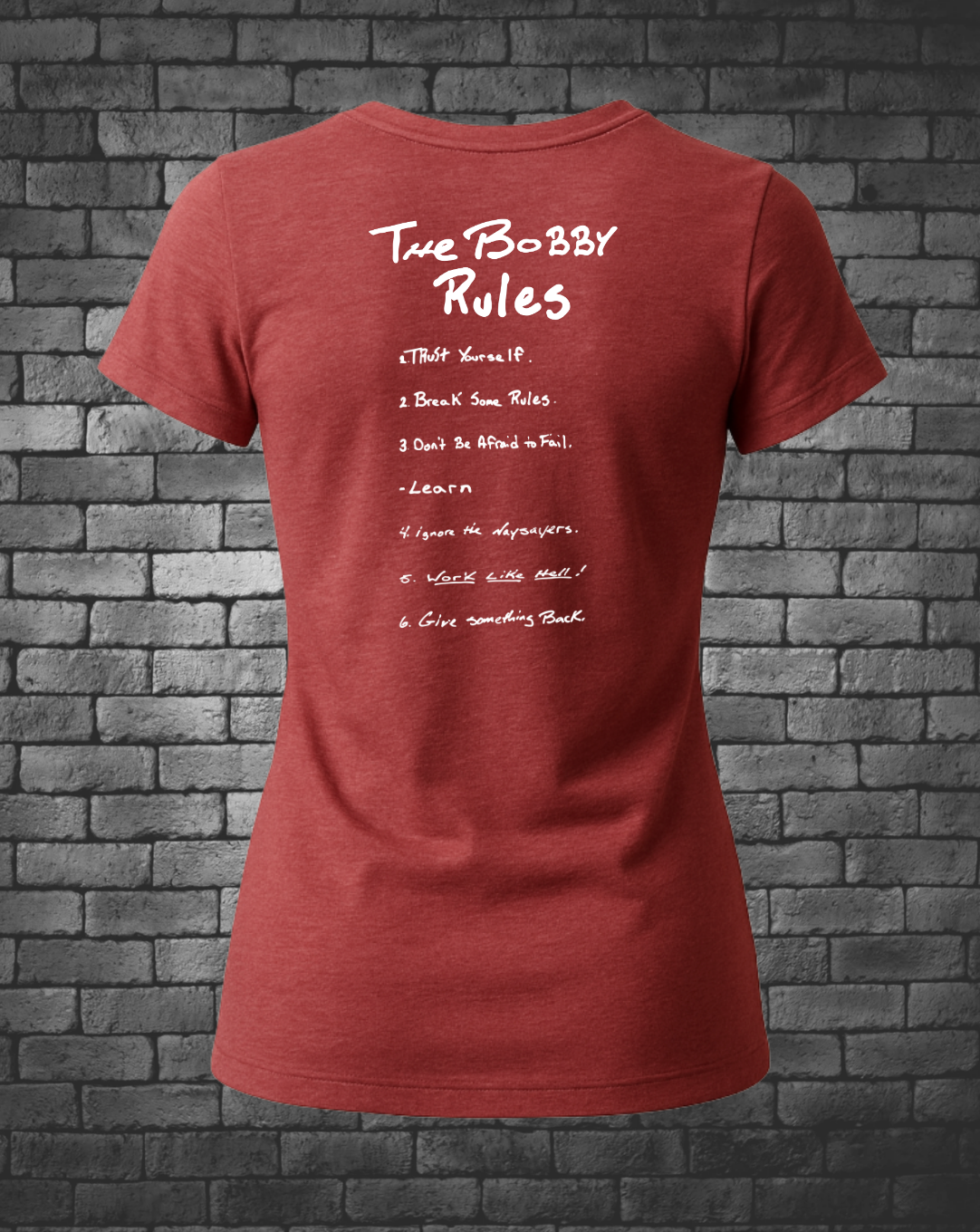The Bobby Rules Ladies T-Shirt | Wholesale - Street Style By Nickola