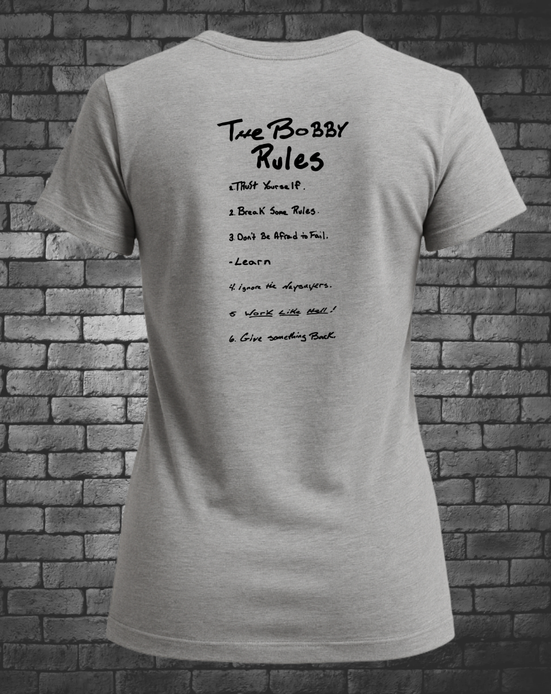 The Bobby Rules Ladies T-Shirt | Wholesale - Street Style By Nickola