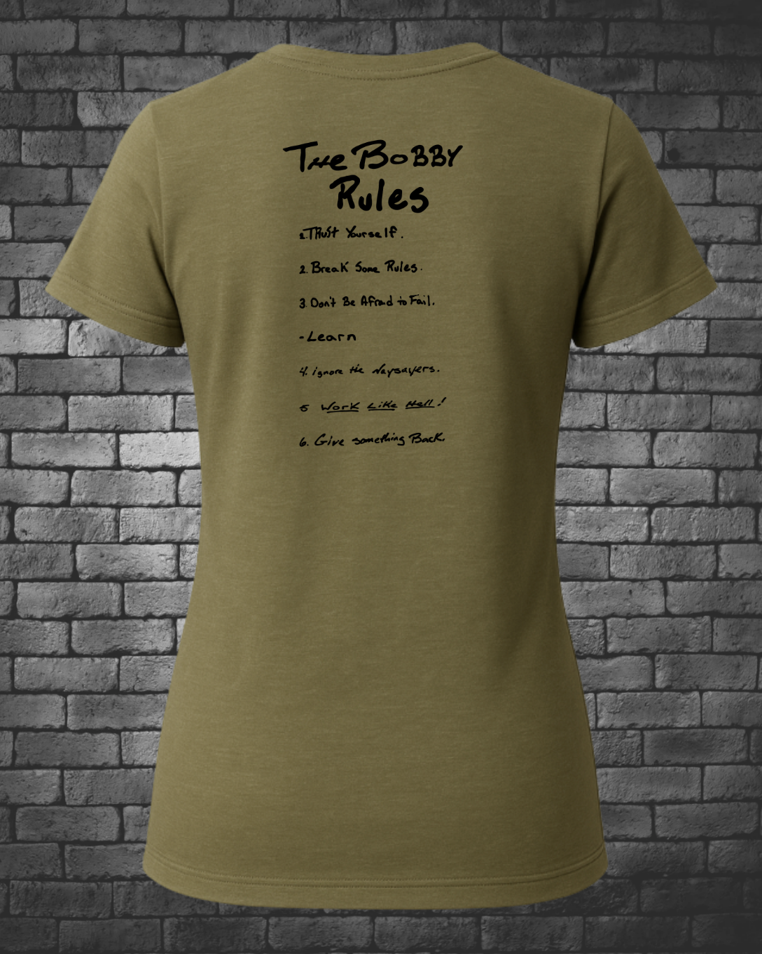 The Bobby Rules Ladies T-Shirt | Wholesale - Street Style By Nickola