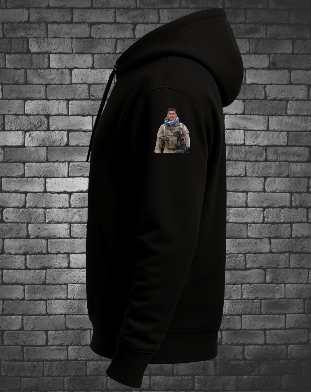 Bobby Rules Black Pullover Hoodies Side | Wholesale - Street Style By Nickola