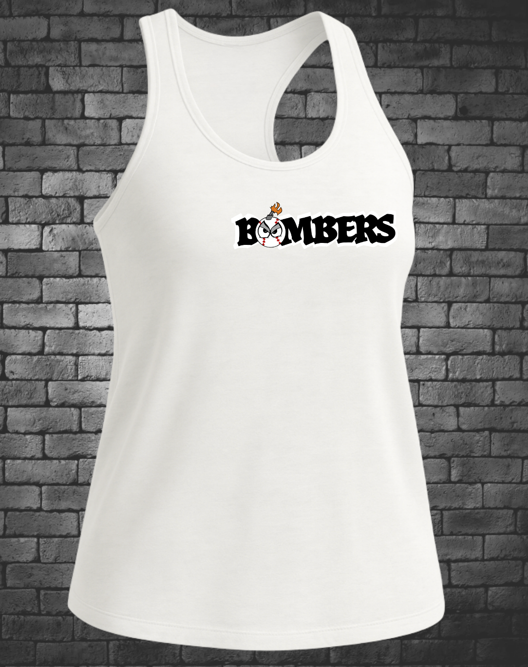 Bombers Ladies Racerback Tank Top - Street Style By Nickola