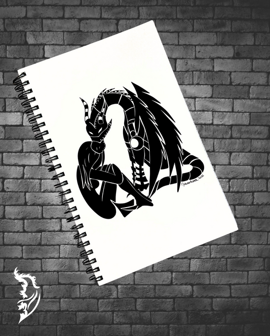 Steampunk Dragon & Girl - Journal