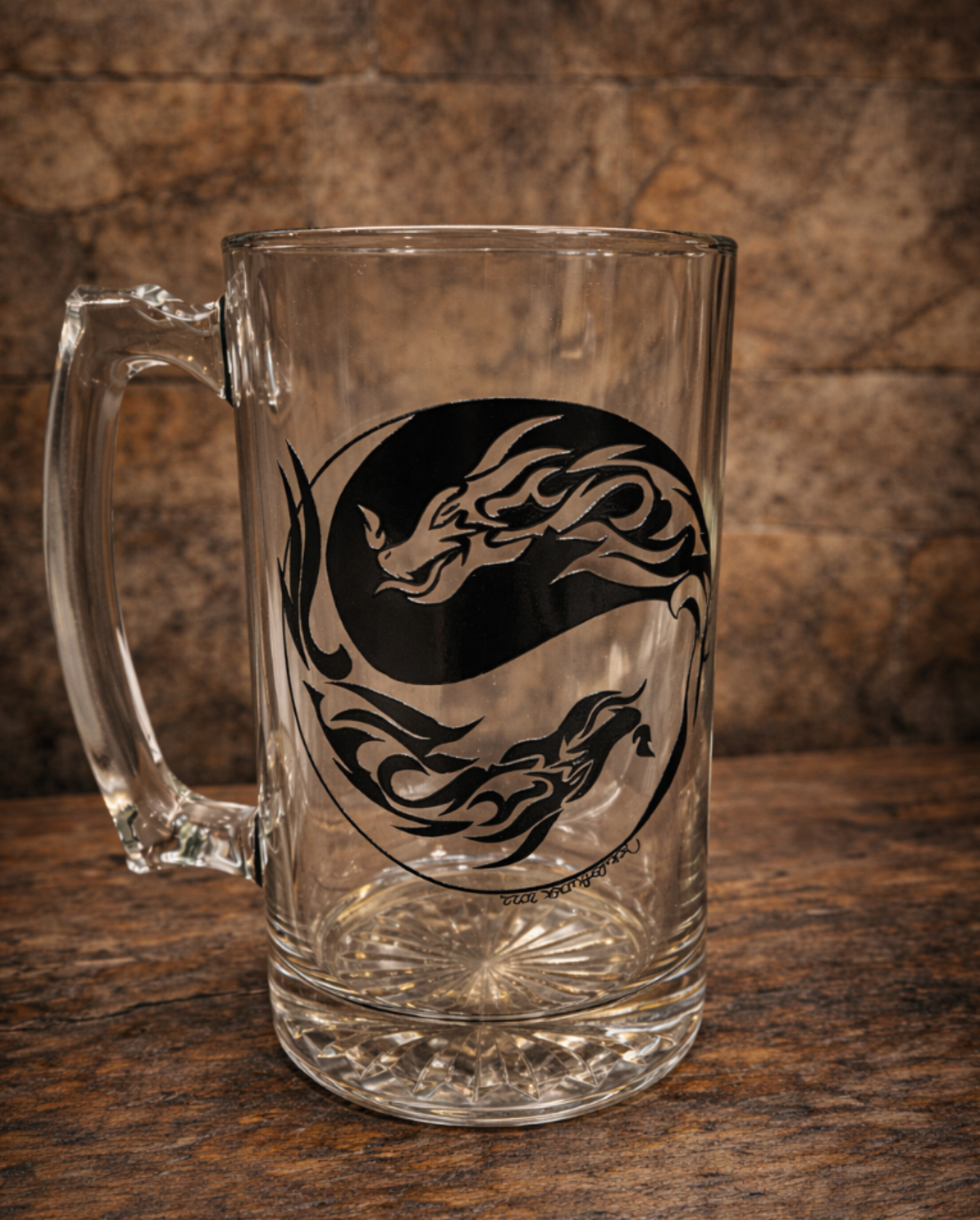 Dragon Yin & Yang Beer Mug