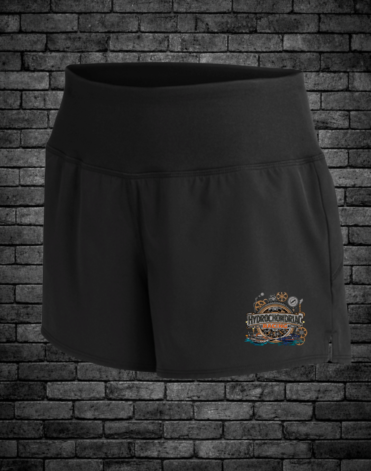 2026 Steampunk Hydrochondriac Racing Women's Athletic Shorts