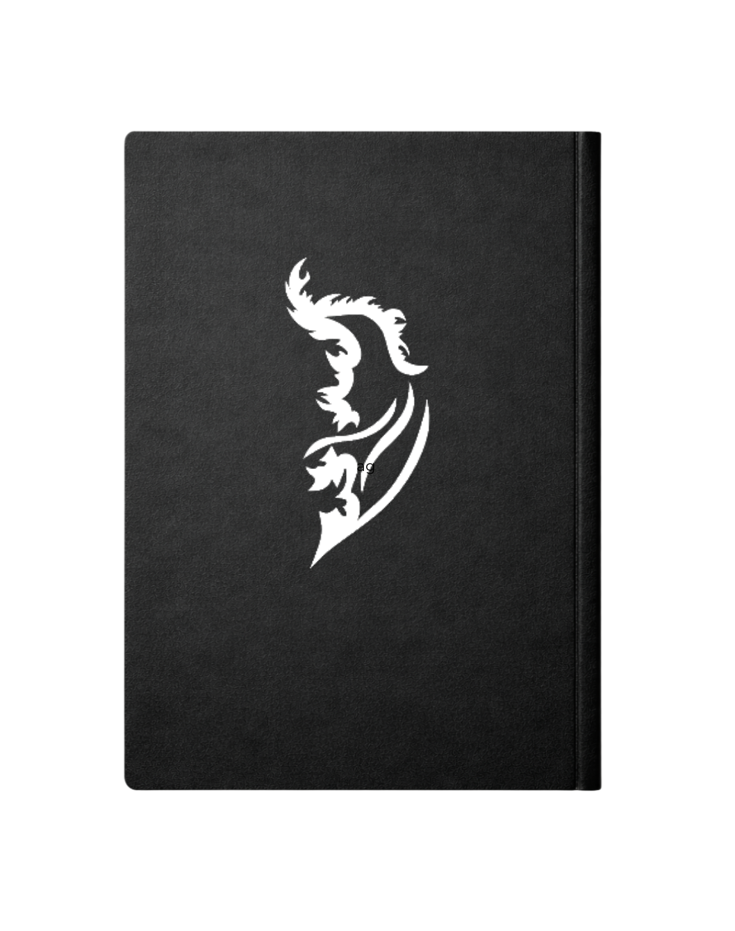 White Angel Wing Logo centered on journal