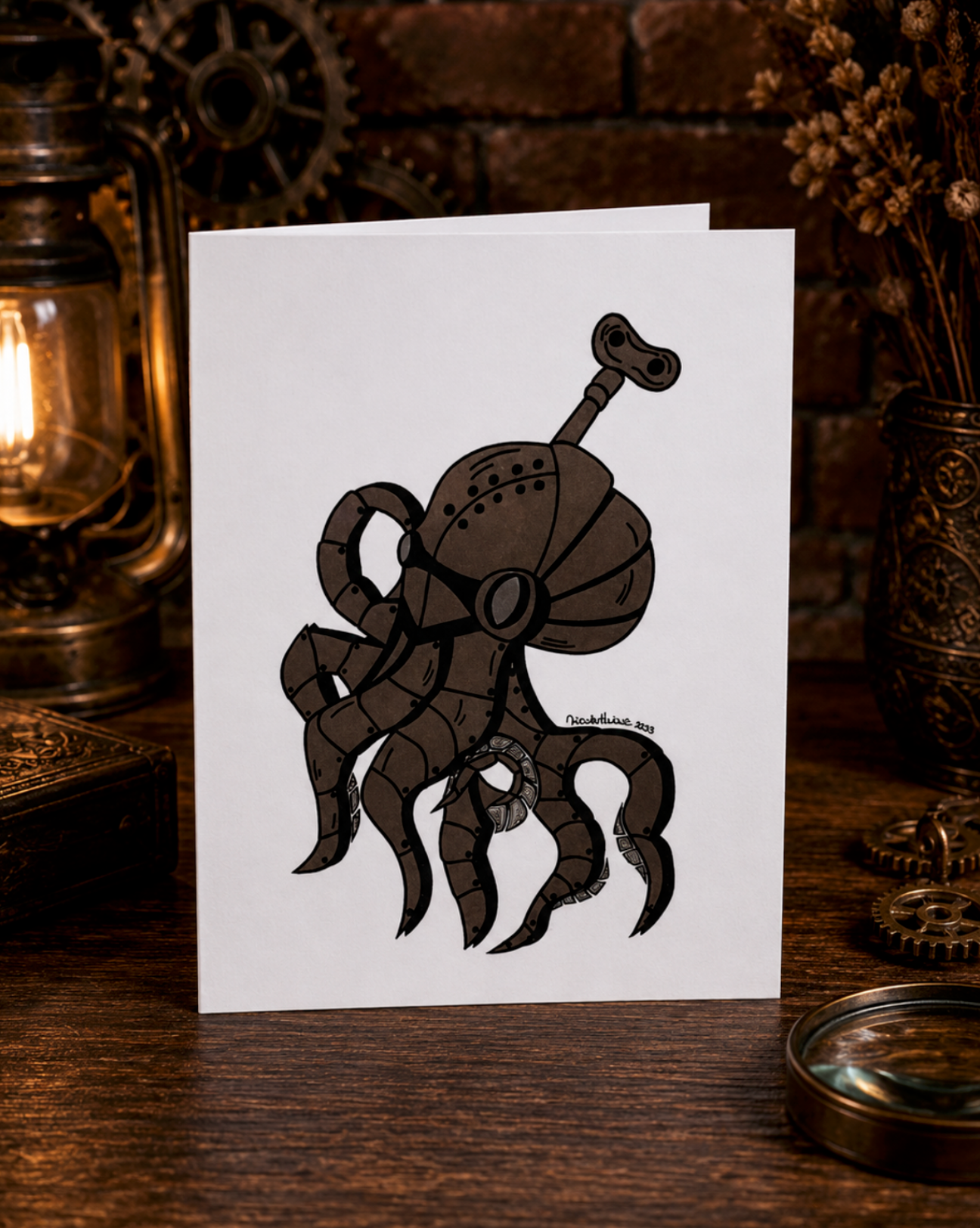 The significance of our Octopus lies deeper than its captivating design: it is symbolic of the master of camouflage, who can adapt and find creative solutions when faced with new situations. The Octopus is strategic, creative, and intelligent. Capture the spirit of the Octopus with our one-of-a-kind design.