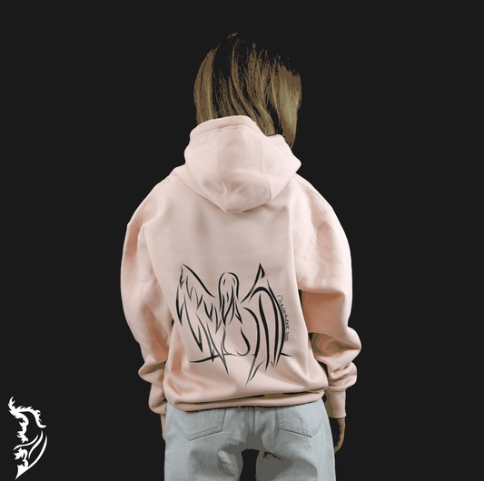 Angel & Devil Wings Hand - drawn Hoodie
