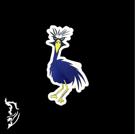 Angry Bird Hand - drawn Vinyl Sticker