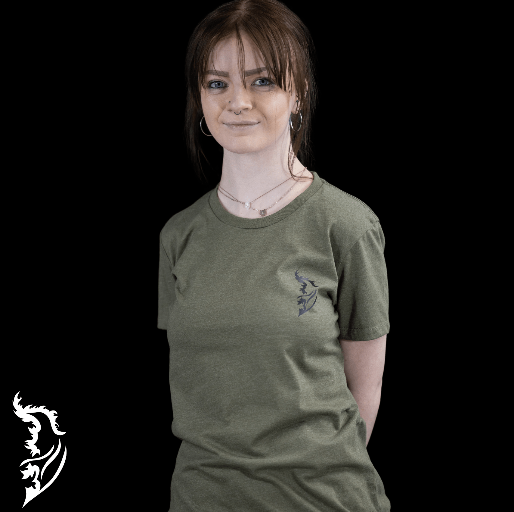 Bear Paw Hand - drawn T-Shirt | Ladies