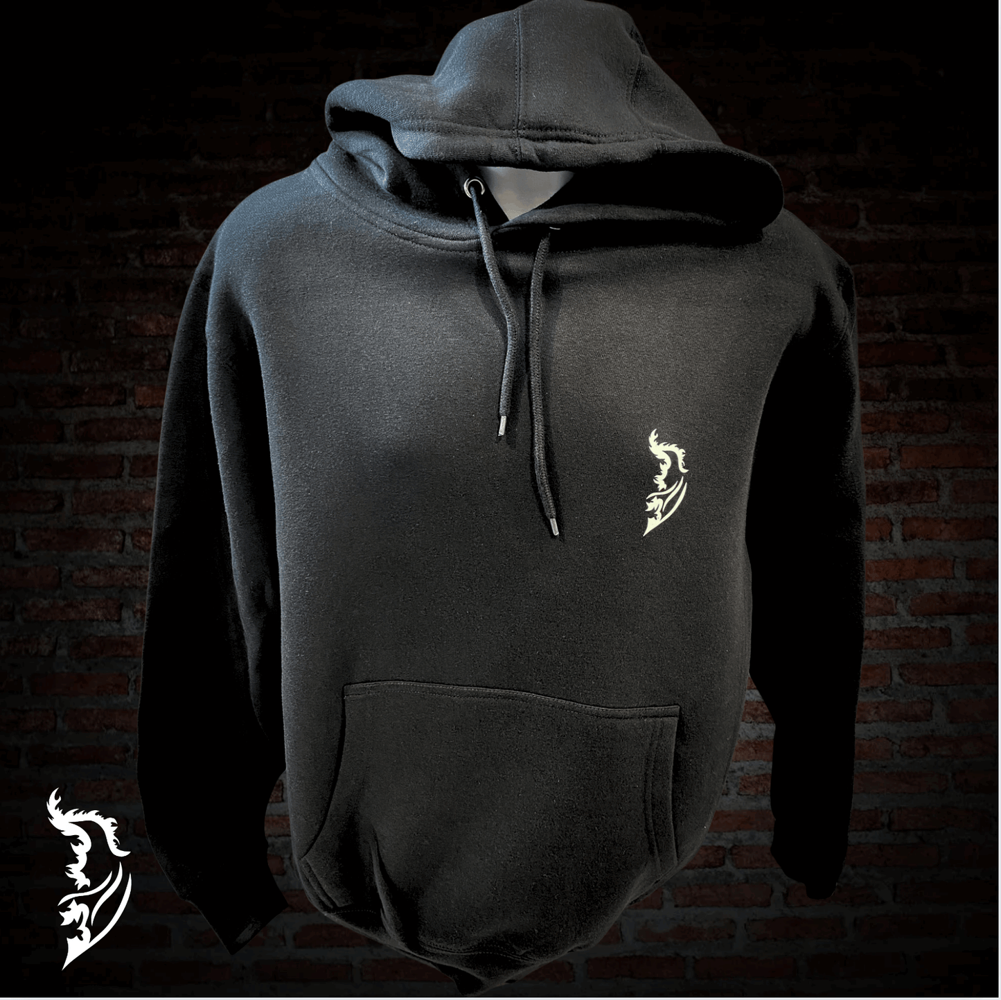 Coiled Dragon Fleece Lined Hoodie