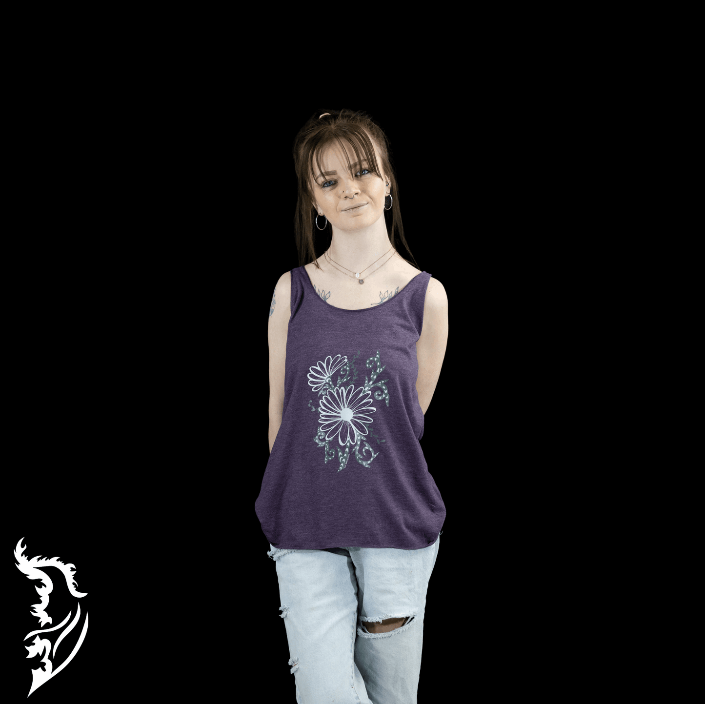 Daisy Racer Back Tank