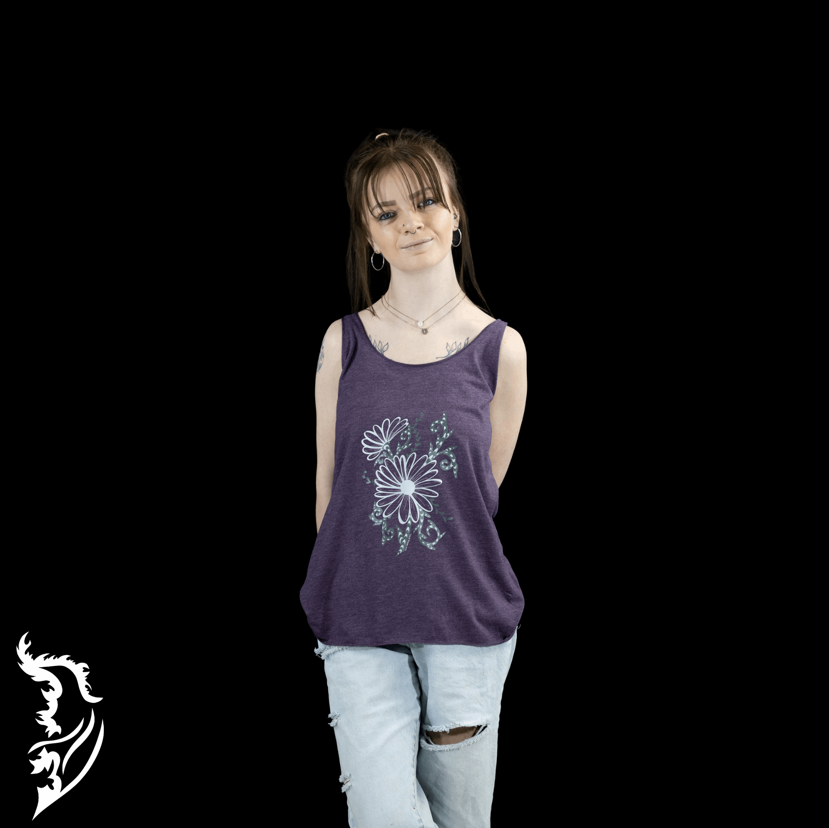 Daisy Racer Back Tank