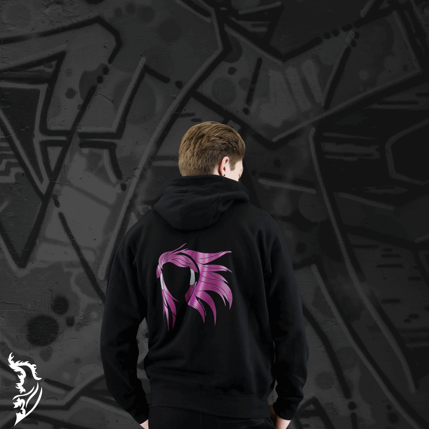 Discover Your Rhythm Hand - drawn Fleece Hoodie