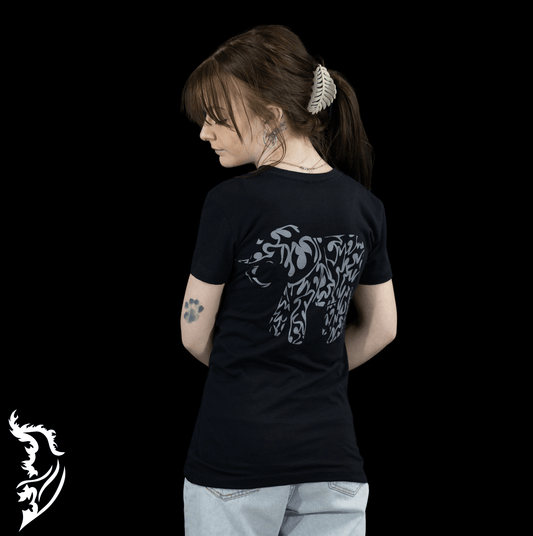 Elephant Hand - drawn T-Shirt | Ladies