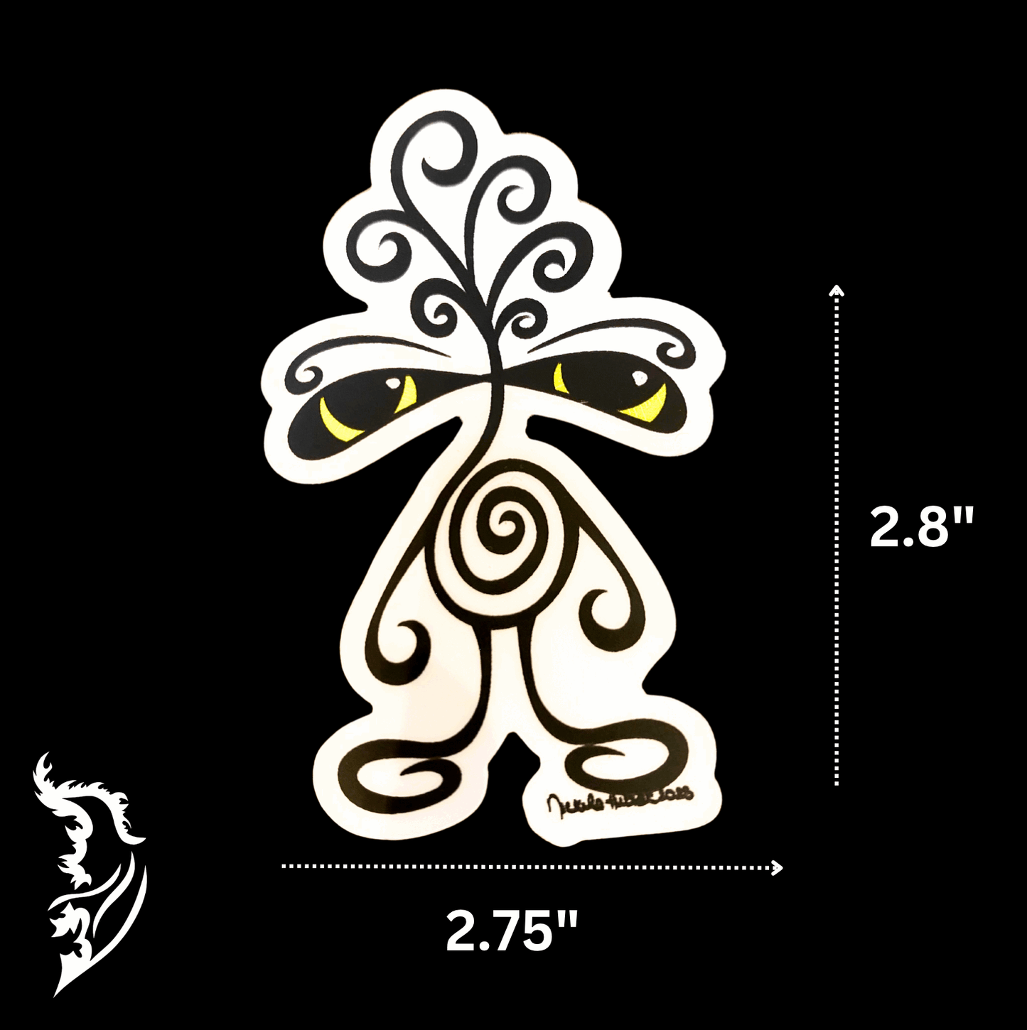 Englebert Hand - drawn Vinyl Sticker