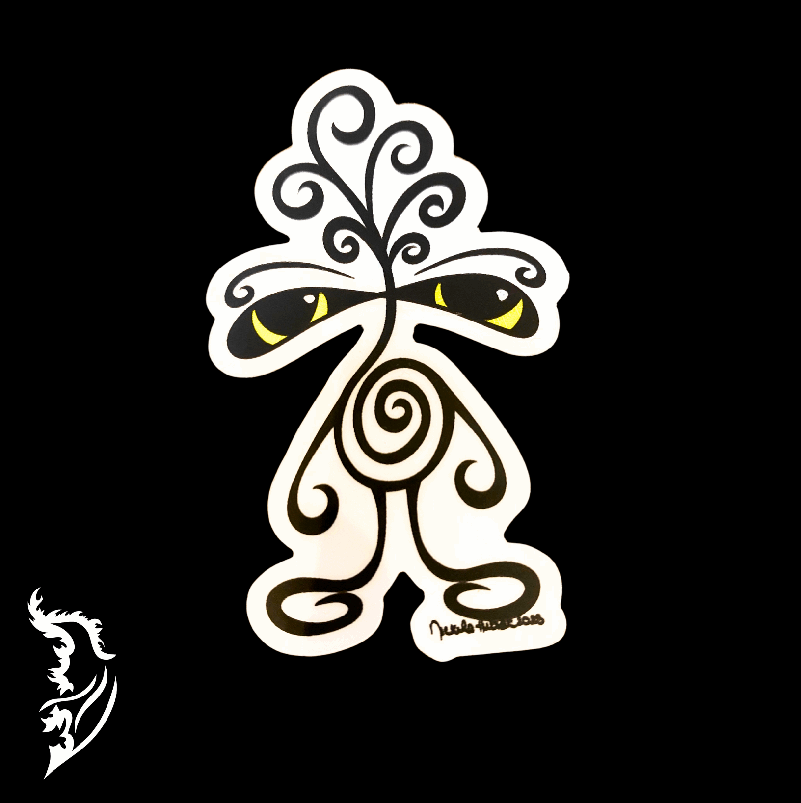 Englebert Hand - drawn Vinyl Sticker