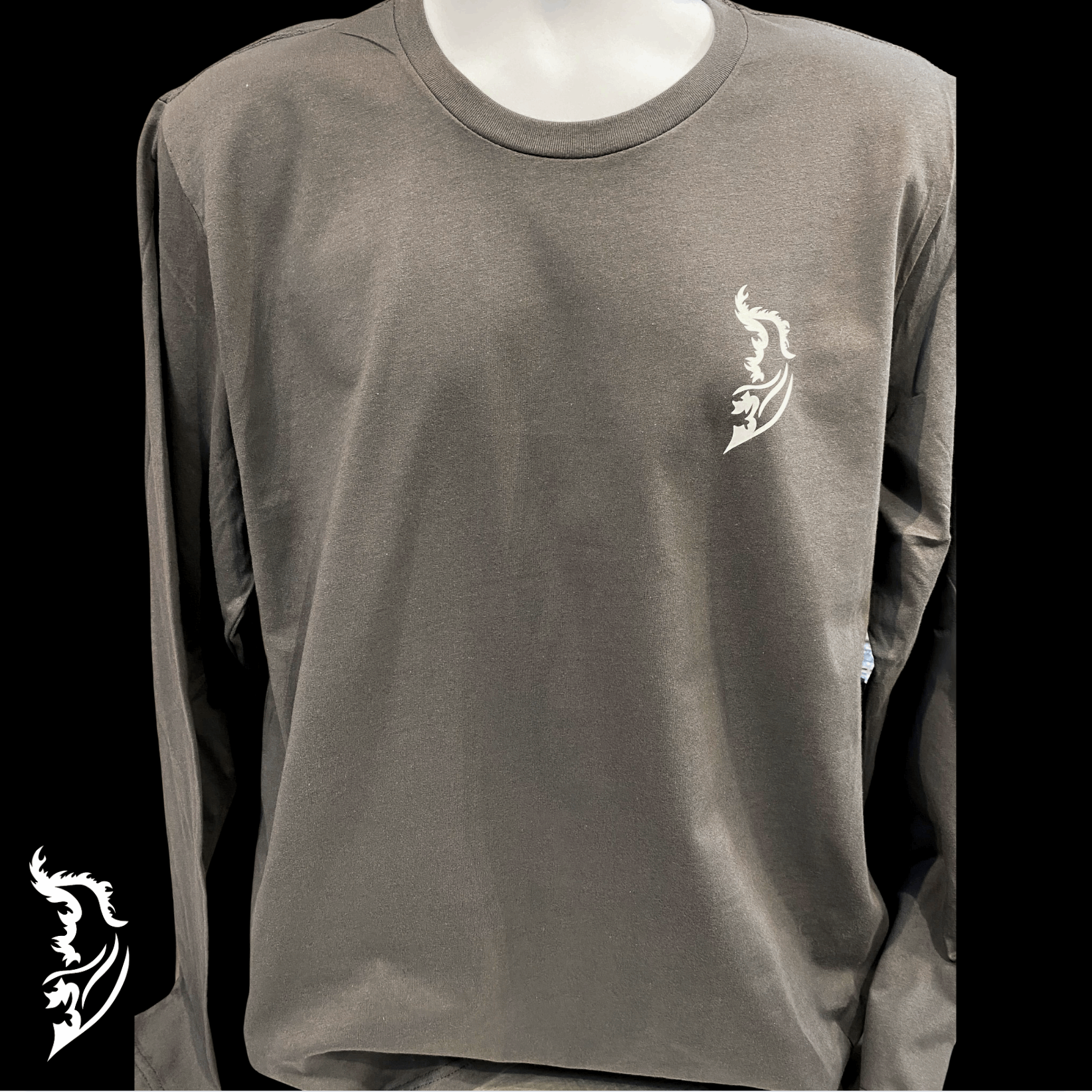 Full Send - Sasquatch Skiing Hand - drawn Long Sleeve