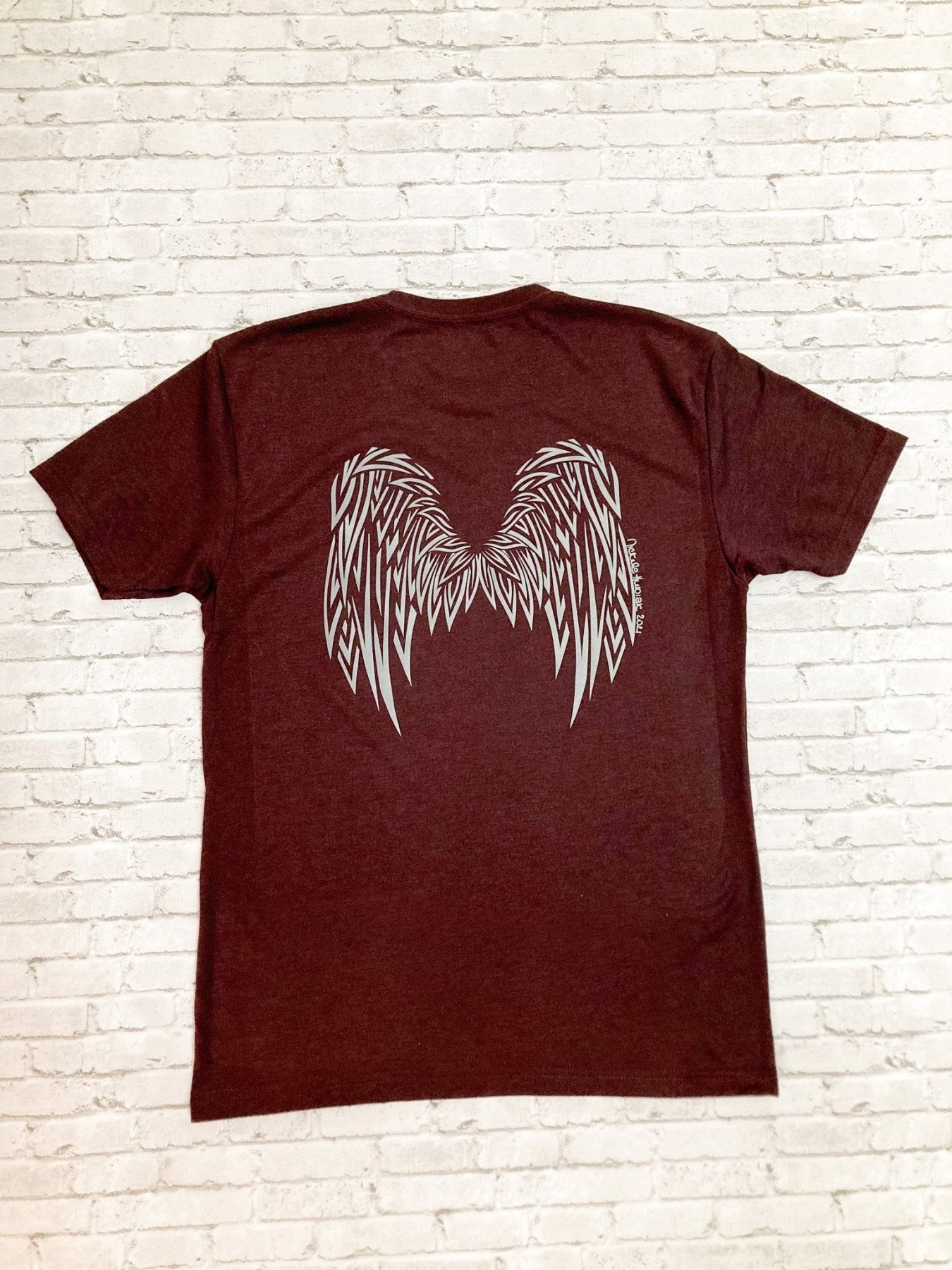 Guardian Wings Hand - drawn T-Shirt | Men's