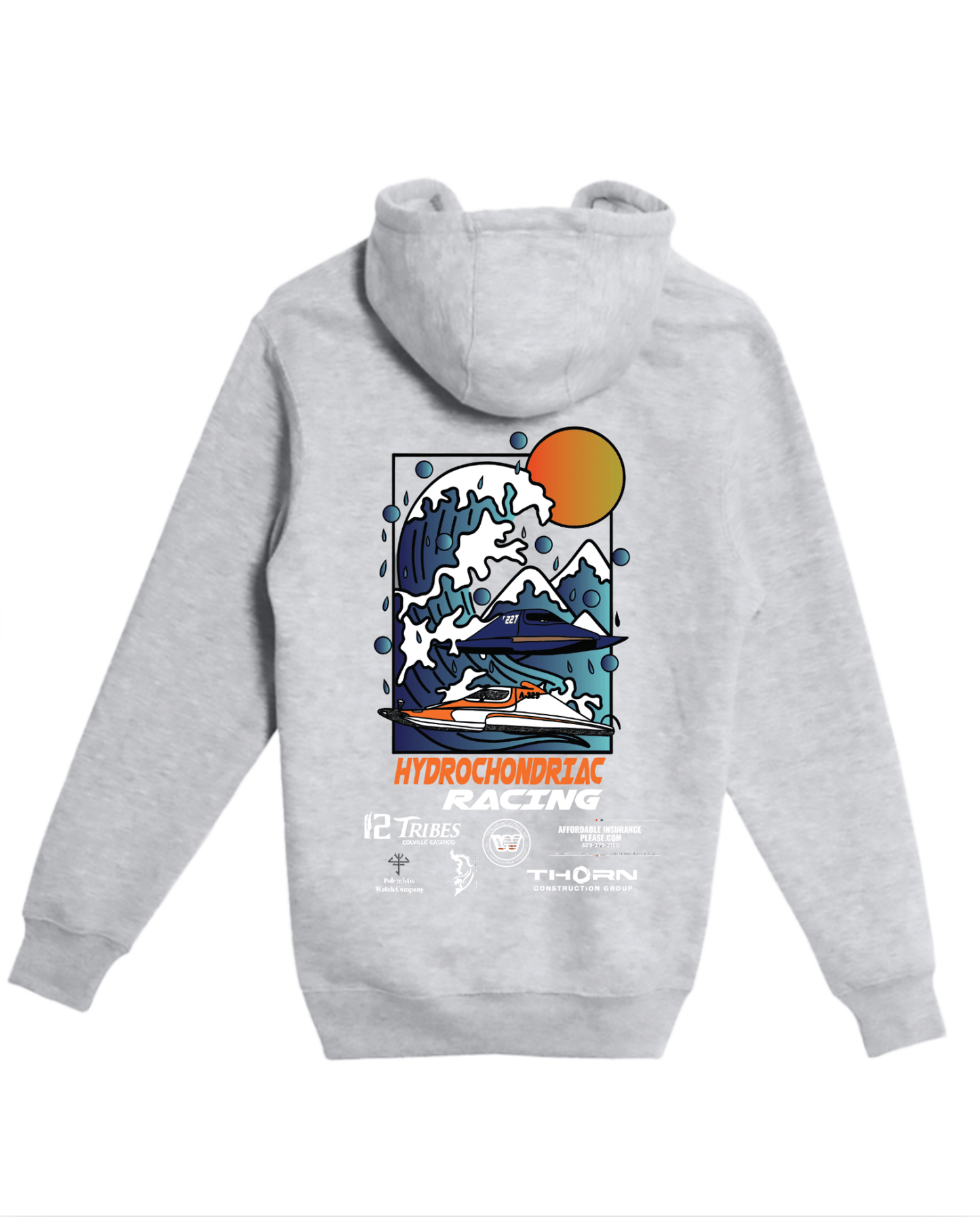 Hydrochondriac Racing Fleece Lined Hoodie