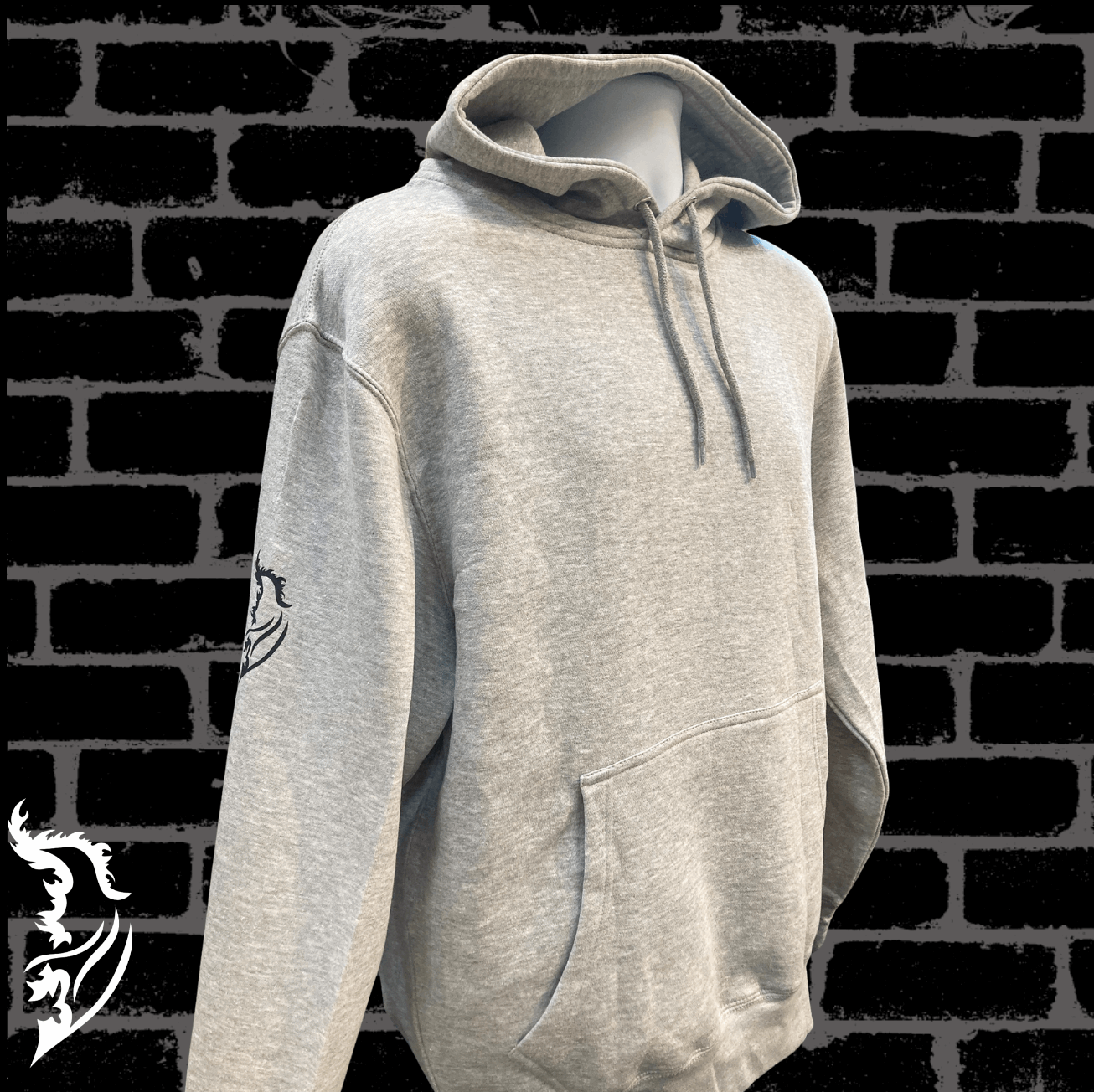 Medusa Hand - drawn Fleece Hoodie