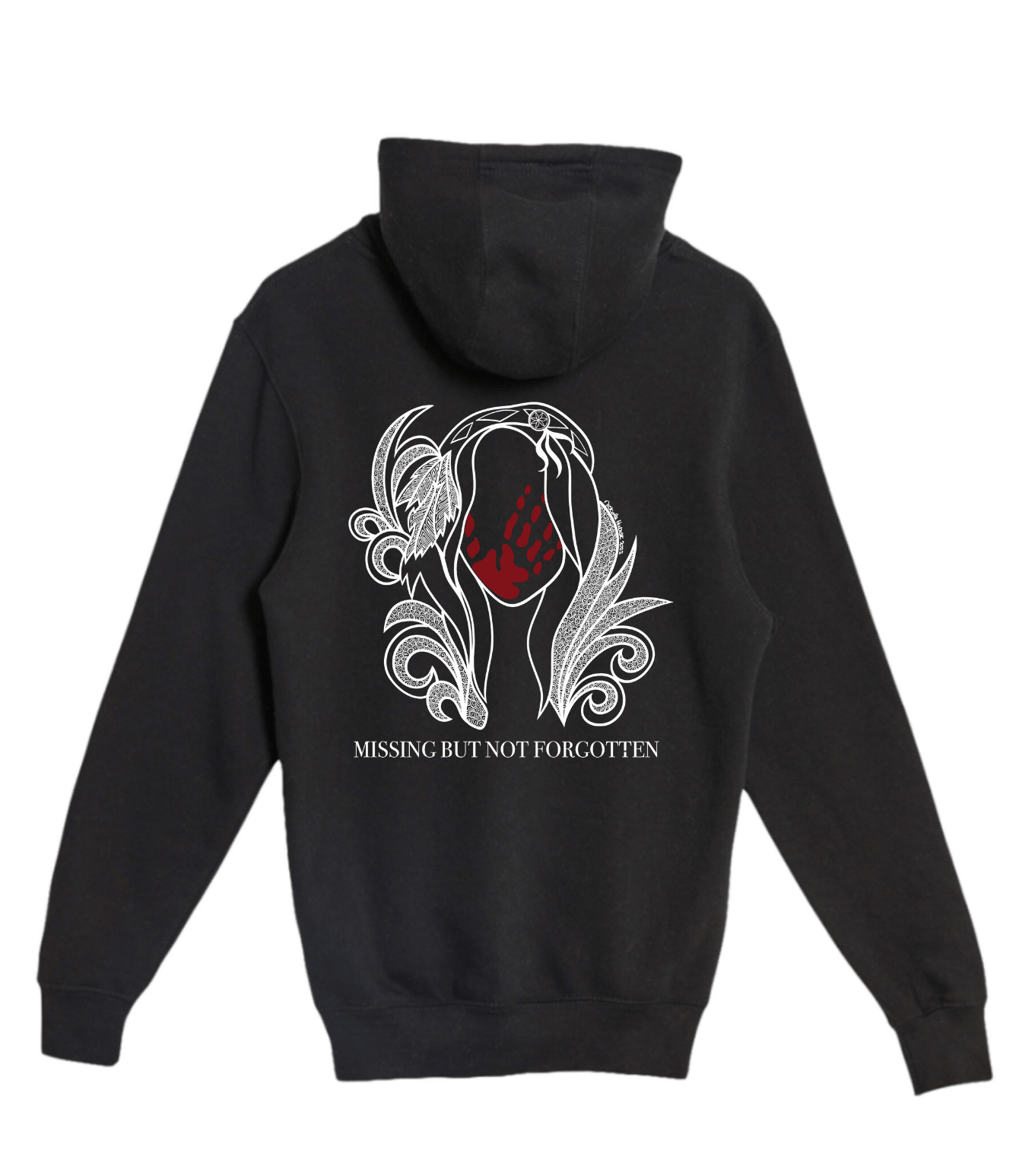 Missing but Not Forgotten Hand - drawn Hoodie