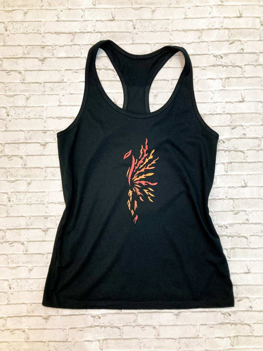Phoenix Hand - drawn Ladies Racer Back Tank Top