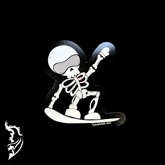 Skelly Hand - drawn Vinyl Sticker