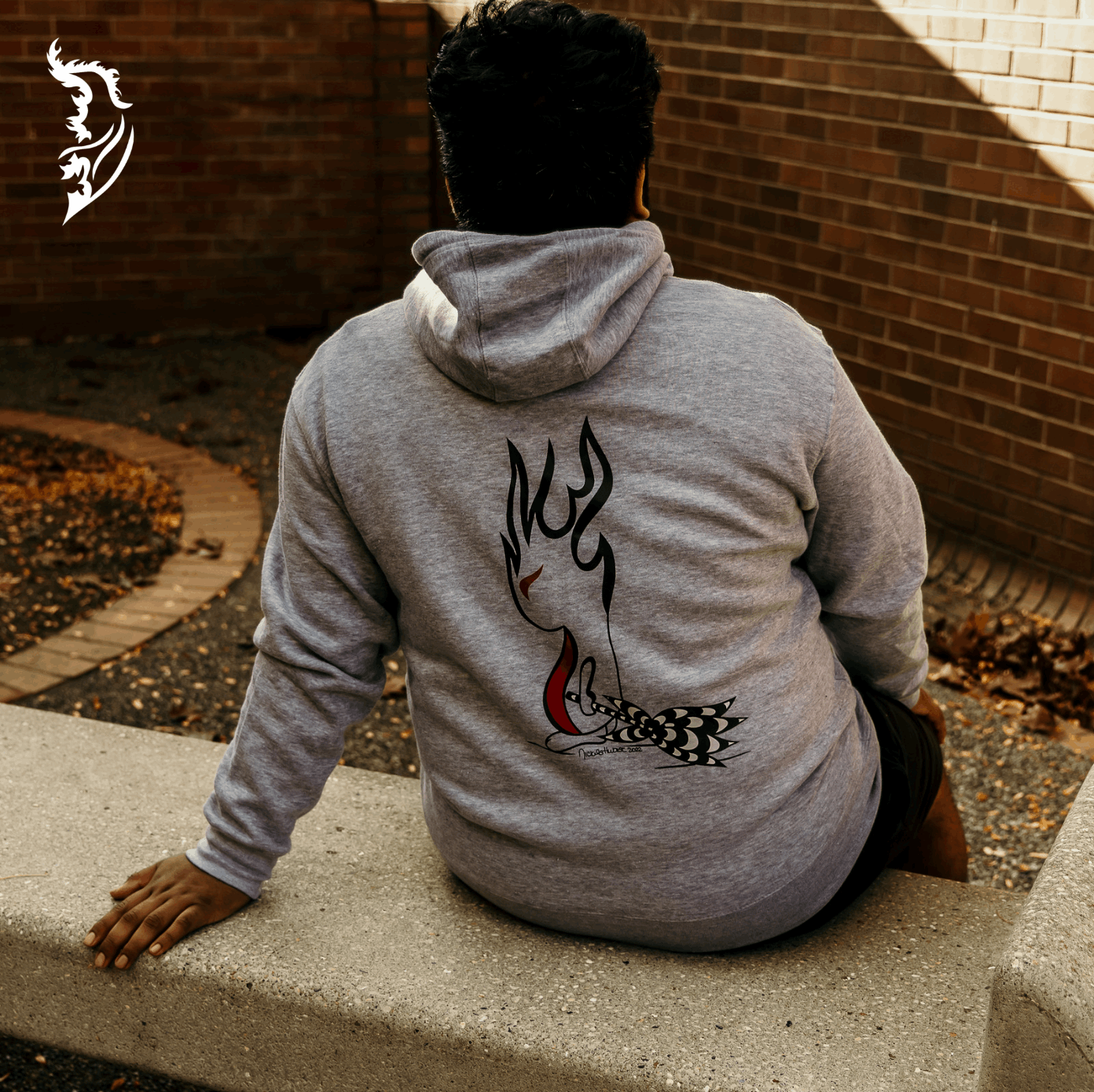 Spark Fairy Hand - drawn Hoodie
