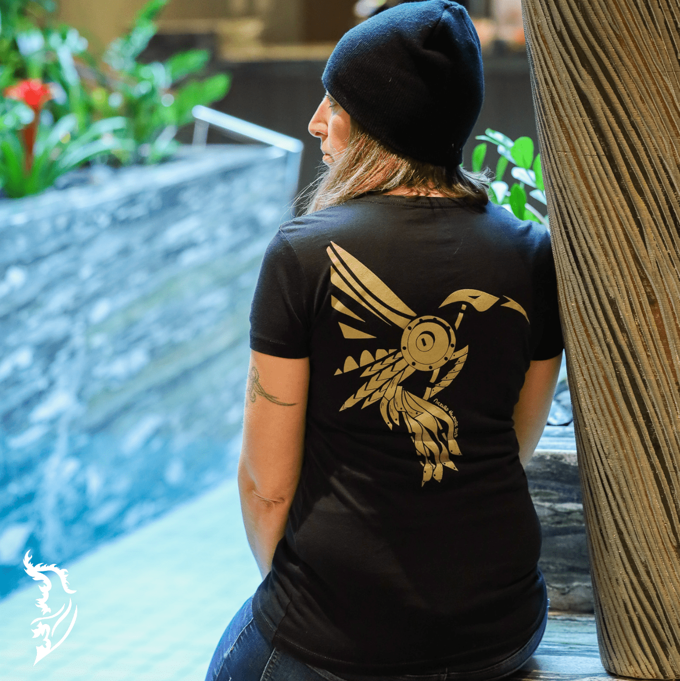 Steampunk Hummingbird T-Shirt for Women