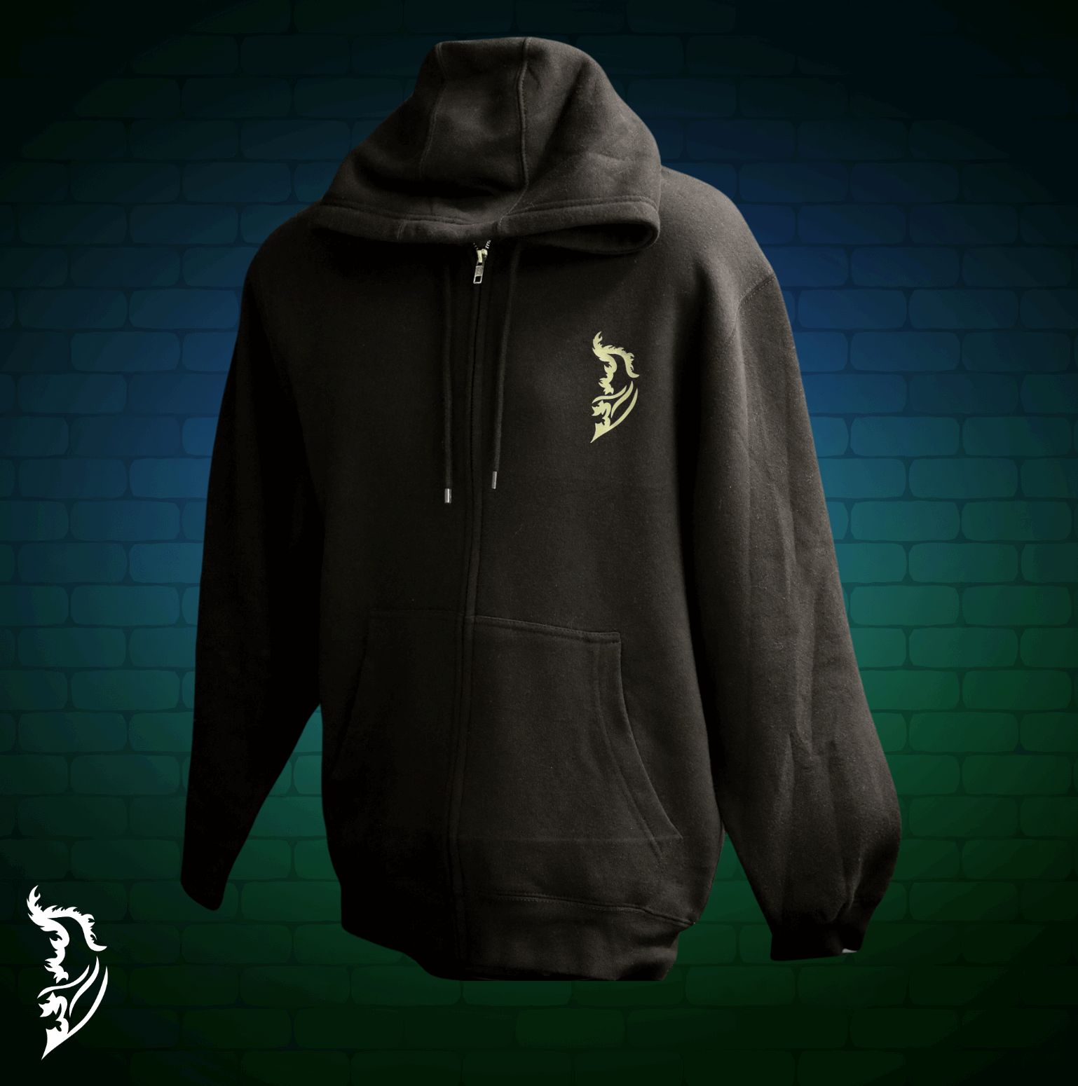 Steampunk Octopus Zip - Up Hand - drawn Hoodie