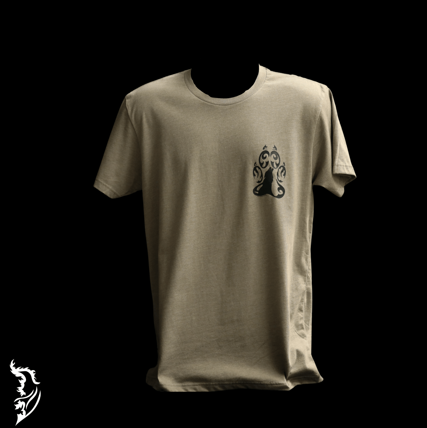 The Wolf Hand - drawn Men's T-Shirt