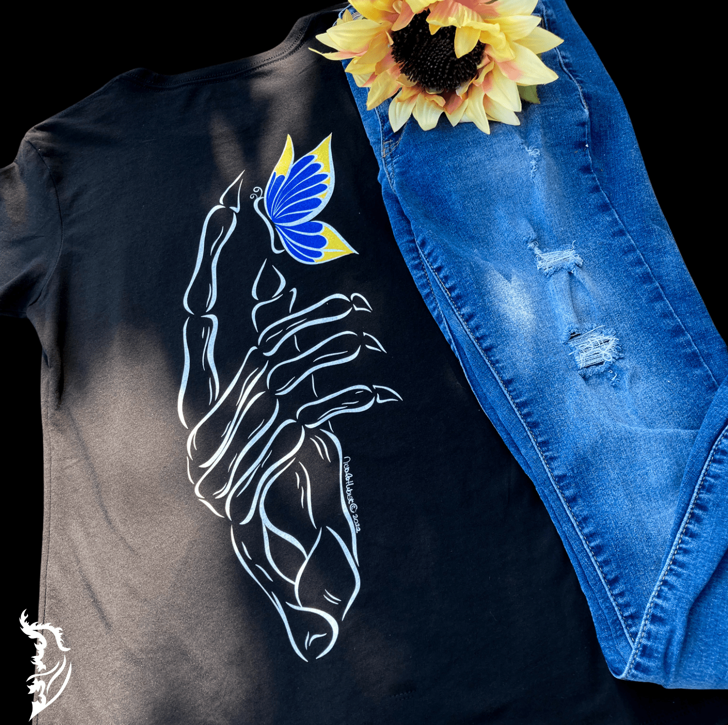 Transformation Hand - drawn T-Shirt | Ladies