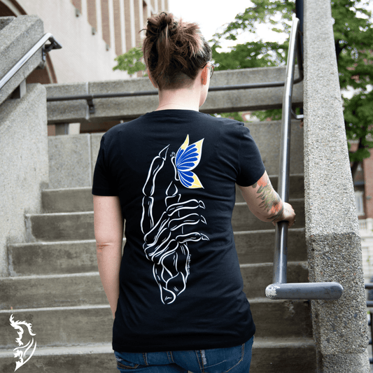 Transformation Hand - drawn T-Shirt | Ladies