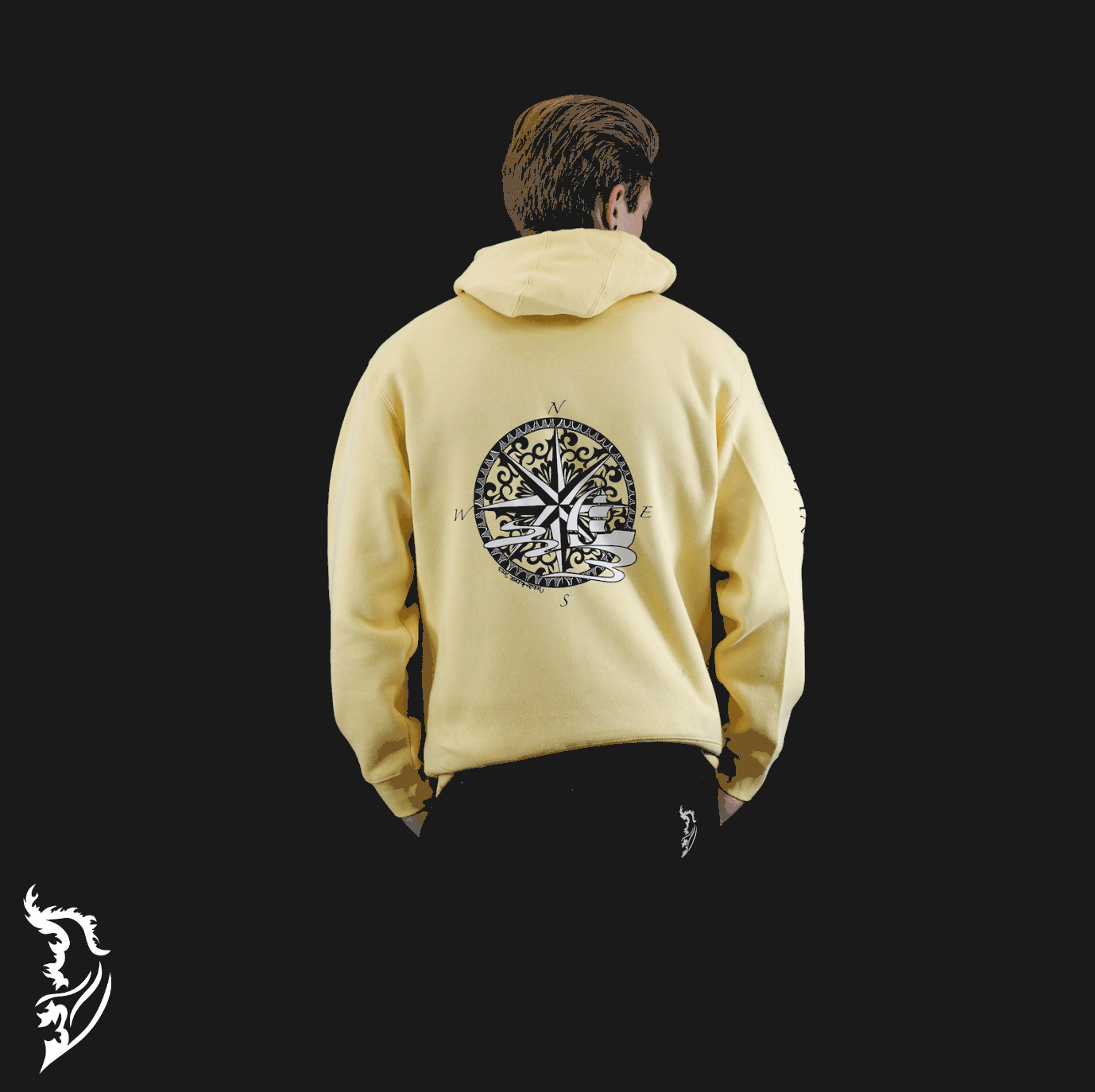 Wander Far Hand - drawn Hoodie