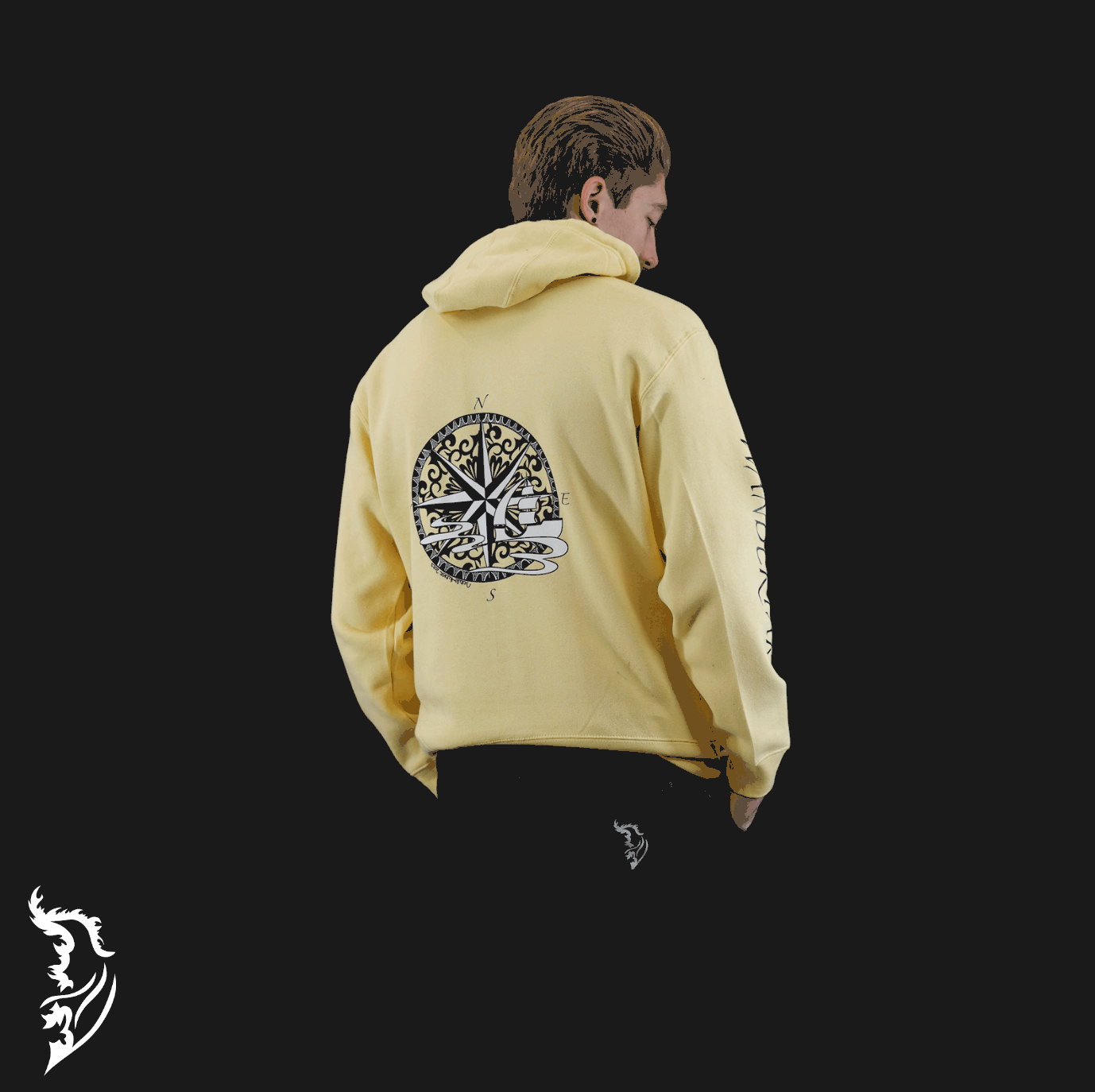 Wander Far Hand - drawn Hoodie