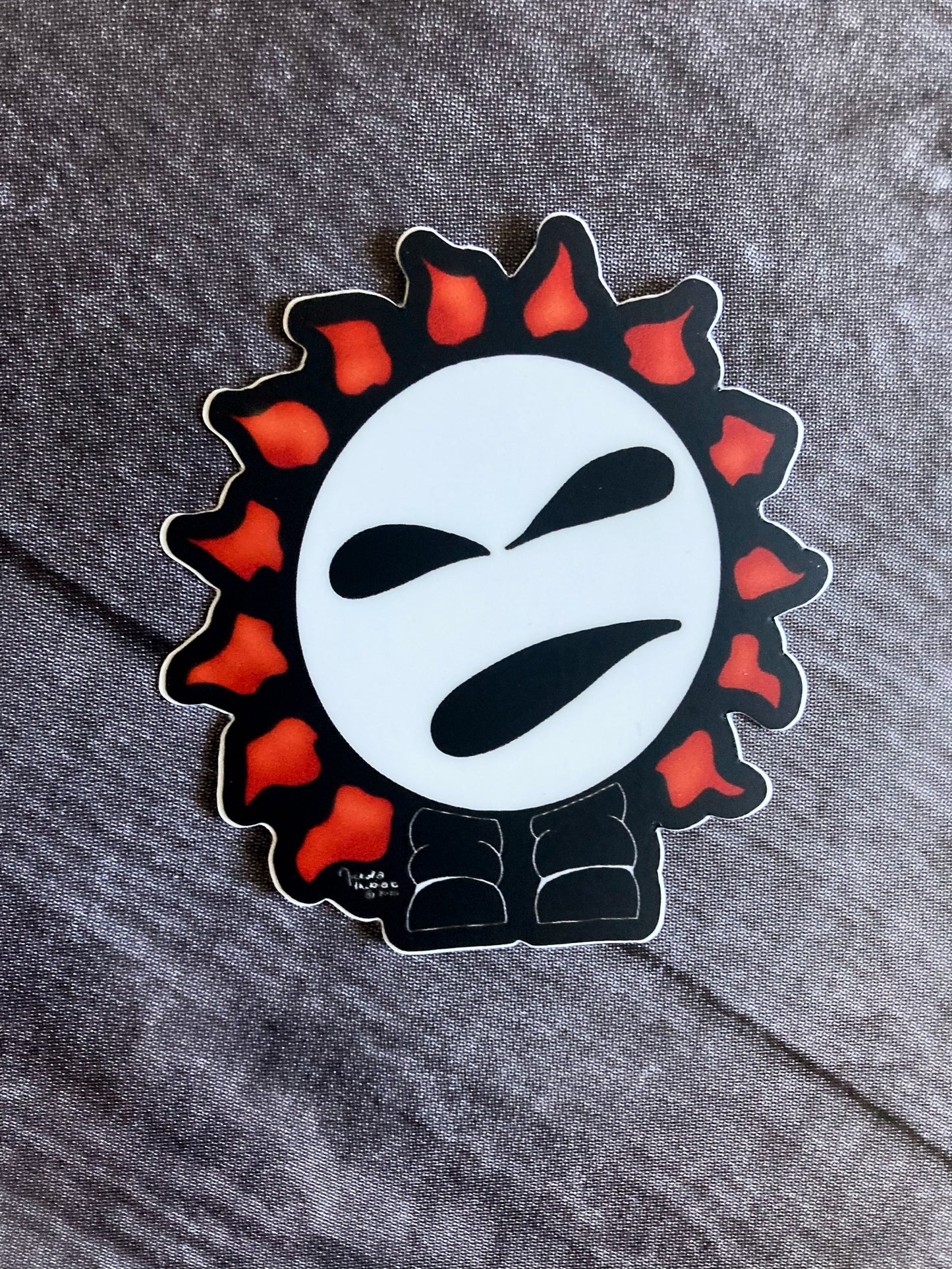 Sparky Hand-drawn Vinyl Sticker